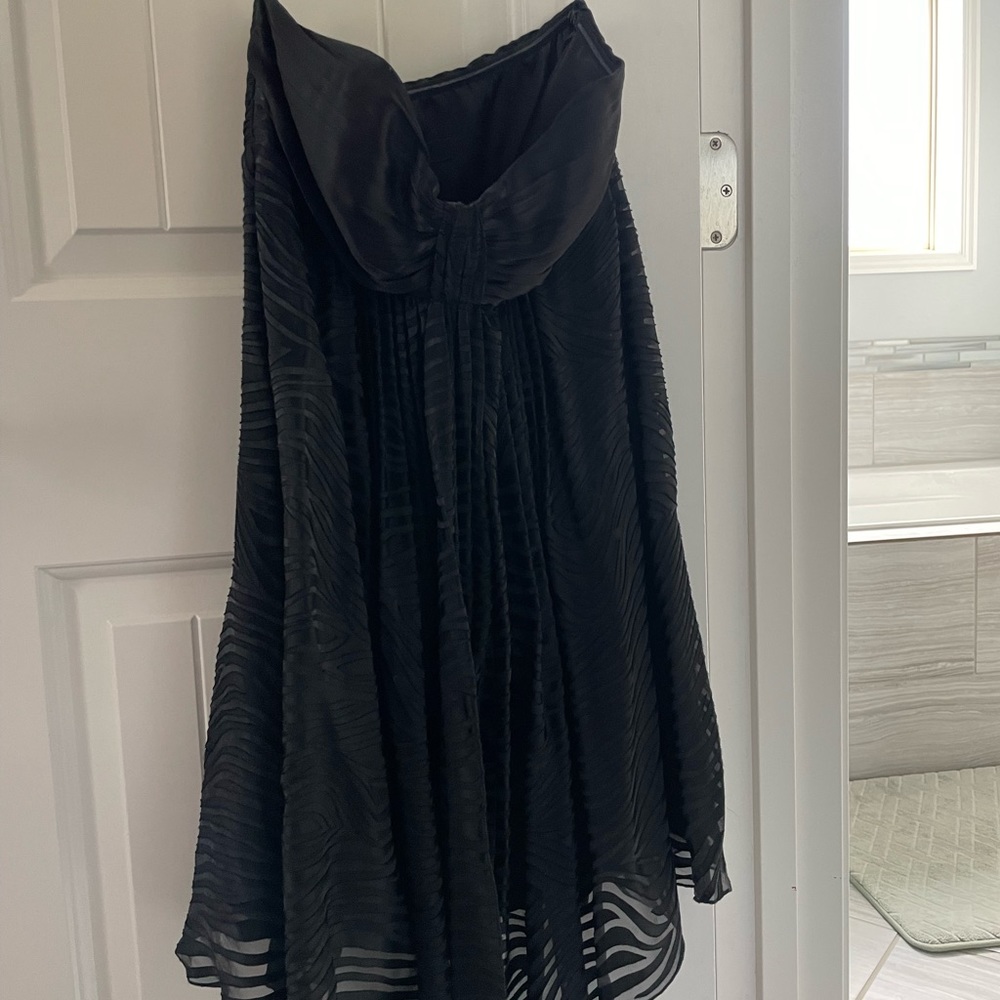 Express strapless black dress, size 2